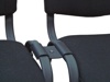 Соеденительная скоба для стула ИЗО блек, металлическое соединение black,  Купить комплектующие. - фото