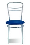 Кухонные стулья АРГЕНТО хром для дома,  бара и ресторана,  ARGENTO хром в искусственной коже V - фото
