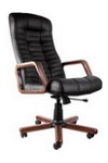 Купить кресла АТЛАНТИС экстра для кабинета,  (ATLANTIS-ATLANT-OLIMP) Extra в ECO коже - фото