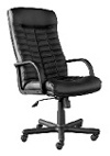 Кресла директорские Атлантис для комфортной работы дома, стул ATLANTIS PL в коже ECO - фото