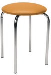 Металические стулья ЧИКО хром для ресторанов, баров и кафе . CHICO Chrome в кож/заме  V-20  - фото
