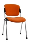 Стулья (кресла) ЭРА хром для посетителей и дома,  ERA Chrome в ткани CAGLIARI.  - фото