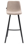Барный стул СИГНАЛ ХОКЕР для кухни, кафе, дома и ресторанов, SIGNAL hoker Chrome в ткани - фото