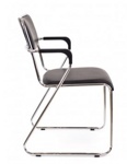 Кресла и стулья ФИКС ПЛЮС для посетителей и дома, стул FIX PLUS искусственная кожа - фото