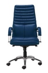 Кресла Галакси хром для персонала, дома и менеджера, стул Galaxy Steel Chrome кожа  SP - фото