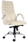 Директорские кресла Галакси хром для дома и менеджера, стул Galaxy Steel Chrome в ЭКО коже - фото