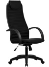 Кресла серии бизнес METTA BP- 5 пластик для работы персонала, METTA BP-5 PL (ткань сетка черная) - фото