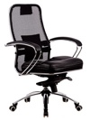 Новые модели кресла Метта SAMURAI S2 -04 на мультиблоке в ткани сетка черная - фото