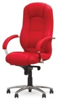 Кресла кожаные МОДУС хром для работы и дома. MODUS Chrome в коже люкс LE - фото