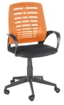 Кресла ИРИС GTP для комфортной работы персонала, кресла ИРИС белый GTP PL ткань сетка - фото