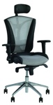 Кожаные кресла ПИЛОТ R HR для работы менеджера и дома, купить стул PILOT R HR Chrome в коже LE - фото