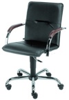 Кресла и стулья САМБА GTP W для персонала. SAMBA GTP в искусственной коже V-3 , V-27 и V-46.  .  - фото