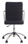Кресла для дома и персонала TASK с подлокотниками,  стулья TASK GTP Chrome в ECO коже - фото