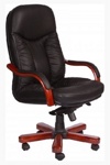 Кожаные кресла БУФФАЛО экстра для директора  и дома стул BUFFALO Extra) в натуральной коже - фото