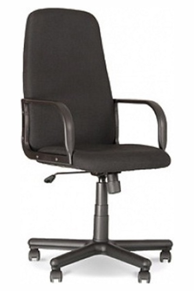  Компьютерное кожаное кресло ДИПЛОМАТ пластик для дома и офиса, Siluet PL в ткани или коже