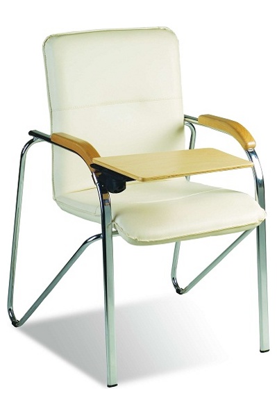 Кресло (стул) САМБА Wood хром для посетителей , дома, офиса и переговорных комнат,  Samba Wood chrome