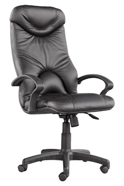 Офисное кожаное кресло СПАРТА пластик для руководителя,офиса и дома, стул SPARTA PL