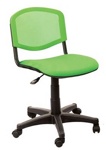 Кресла  ИСО NET на крестовине PL для работы персонала и дома. кресла ISO NET без подлокотников в ткани С - фото