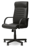 Кожаные кресла МАГНАТ пластик для менеджера, дома и персонала,   MAGNATE PL в коже LE - фото