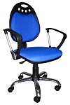 Купить кресла МАРК GTPH хром для работы персонала и дома, стул  MARC GTPH хром ткань С - фото