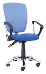 Офисное кресло МЕРИДИЯ синхр-2 хром для персонала и дома, MERIDIA GTPHCh2 в ткани CAGLIARI - фото