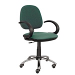 Кресла (стул) METRO GTPF для работы менеджера и дома, Метро c подлокотниками F в кож\заме V - фото