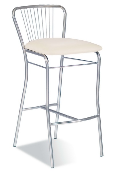Стул (кресло) для дома,баров,кафе и ресторанов НЕРОН ХОКЕР хром (NERON Hoker Chrome)