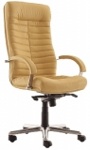 Кресла  Орион хром для рдома и менеджера. Orion Chrome в кожа сплит SP-I  - фото