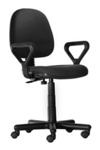 Кресла РЕГАЛ c подлокотниками для персонала, менеджера и дома, стул  Regal GTP в кож/заме V - фото