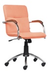 Офисный стул Самба GTP для персонала и дома, кресла SAMBA GTP Chrome в ткани микролюкс ML - фото