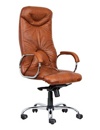 Кресла Эльф-Спарта хром для кабинета директора, кресла (Elf  - Sparta) Chrome в ECO коже - фото