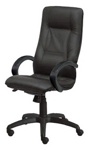 Кожаные кресла СТАР пластик для дома и менеджера, стул STAR PL в натуральной коже SP - фото