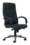 Директорскиее кресла СТАР хром для дома и менеджера. STAR Chrome в коже ЭКО - фото