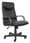 Кресла кожаные СВИНГ пластик для менеджера и дома, стул SWING PL в коже SP - фото