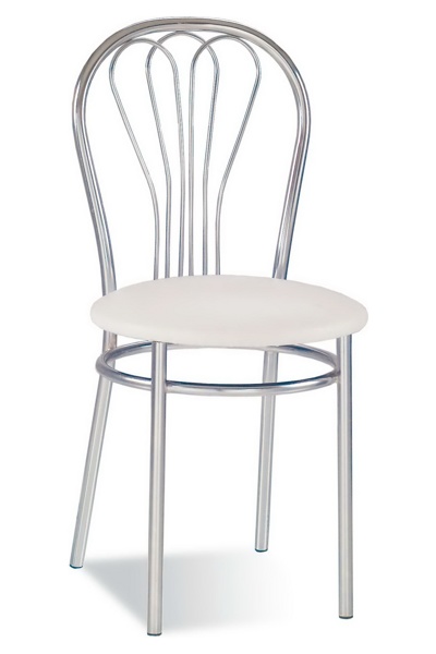 Металические стулья   ВЕНУС хром для кухни, кафе, бара и ресторана  VENUS Chrome искуственная кожа V