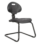 Кресла на полозьях ВИТО GTSN3 для комфортной работы, специальный лабораторный, стул VITO GTS  полиреуретан - фото