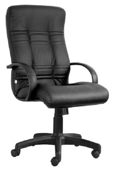 Кожаное кресло Амбассадор пластик для компьютера,дома и офиса,  Ambassador PL