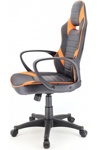 Игровые кресла START M2 для комфортеой работы, стул СТАРТ М2 PU черный/оранжевый - фото